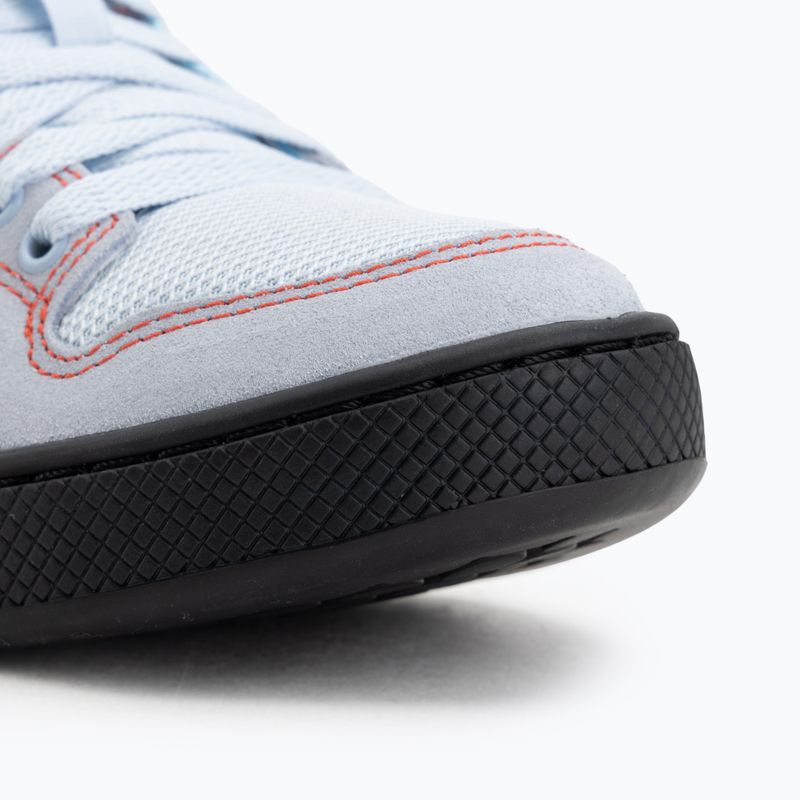 Women's adidas platform cycling shoes FIVE TEN Freerider crystal sky/off white/core black 7