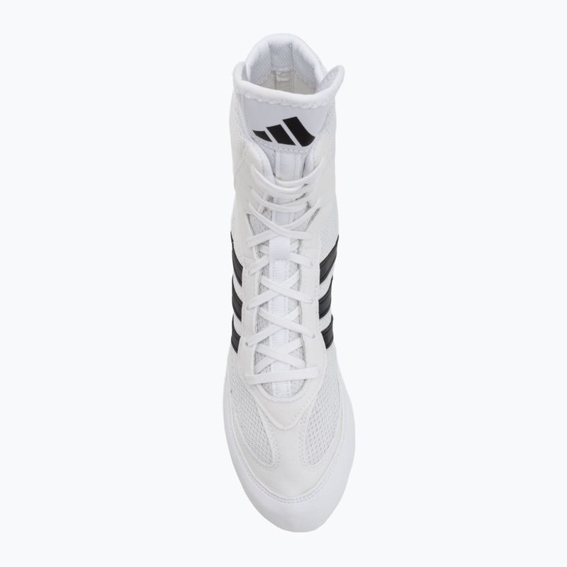 Boxing shoes adidas Box Hog II white/black 5