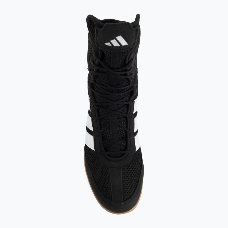 Men's boxing shoes adidas Box Hog Wide black/white 5