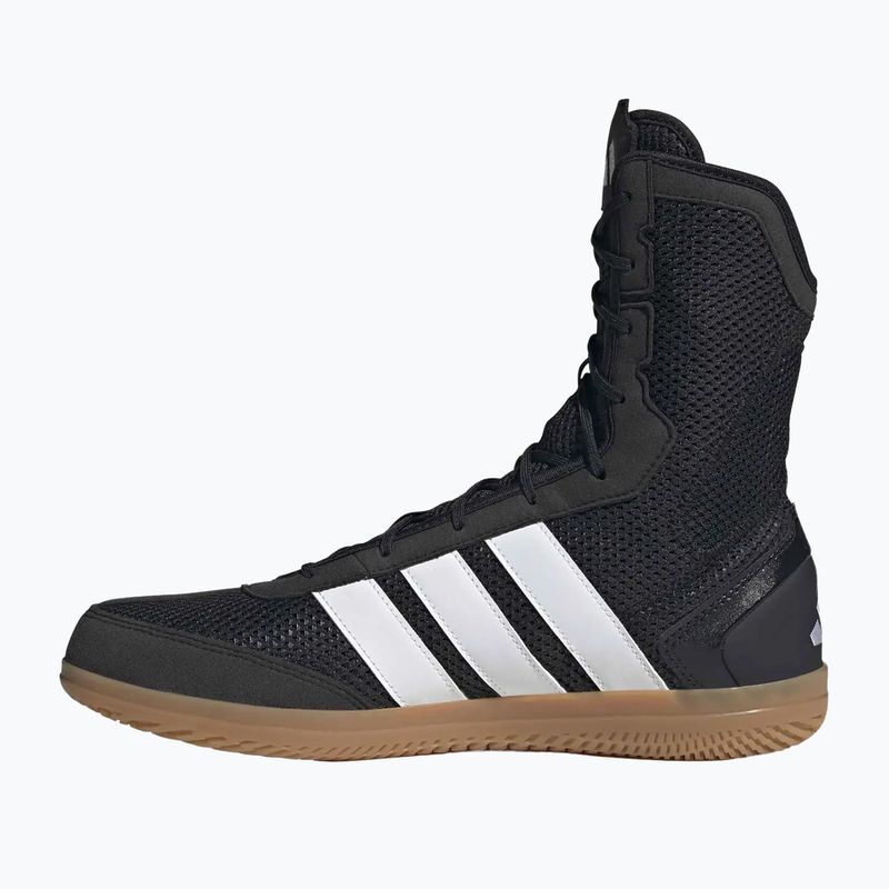 Men's boxing shoes adidas Box Hog Wide black/white 3
