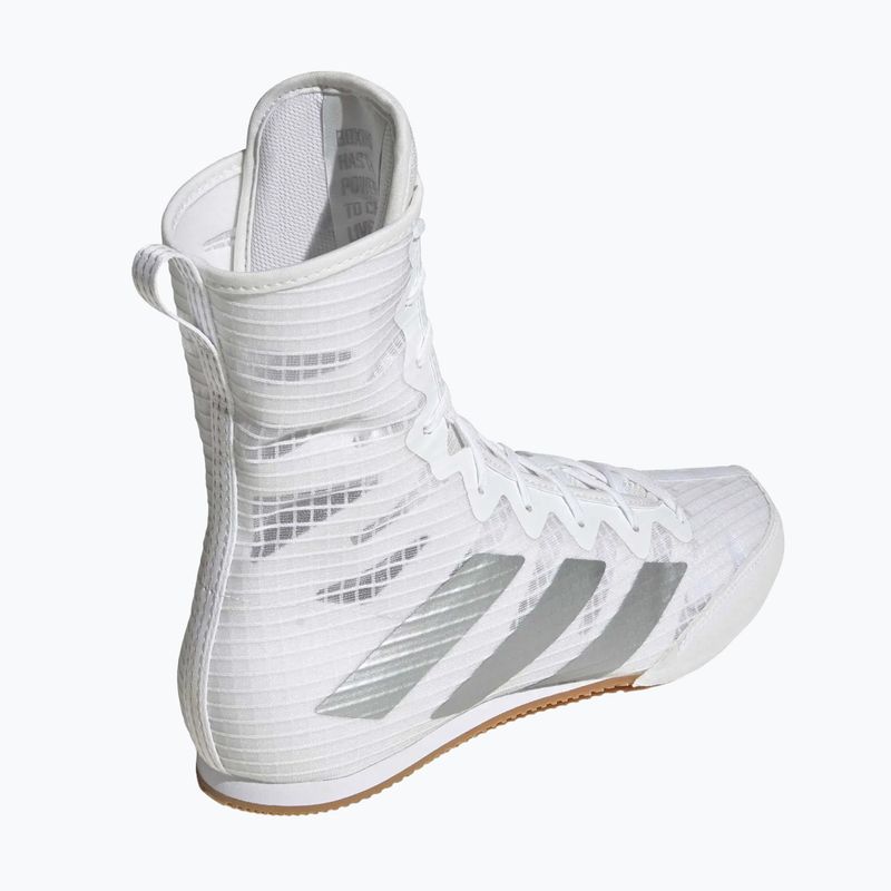 Boxing shoes adidas Box Hog 4 white/silver 2