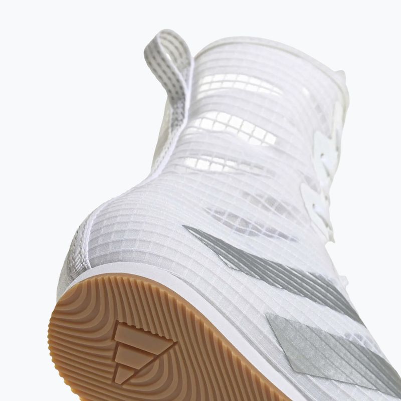 Boxing shoes adidas Box Hog 4 white/silver 7