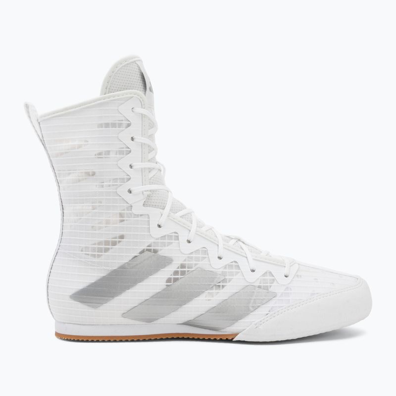 Boxing shoes adidas Box Hog 4 white/silver 2