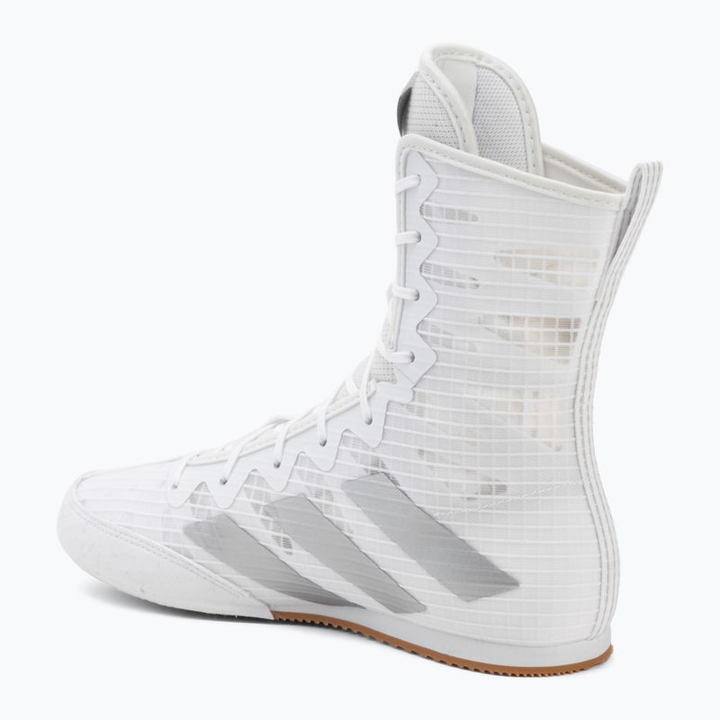 Boxing shoes adidas Box Hog 4 white/silver 3