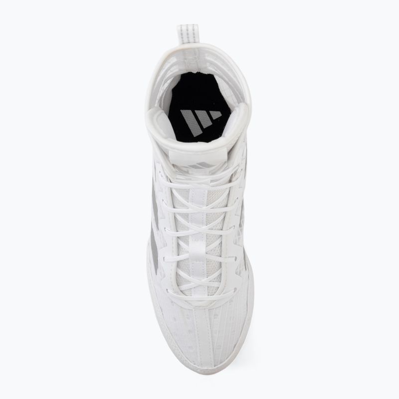 Boxing shoes adidas Box Hog 4 white/silver 5