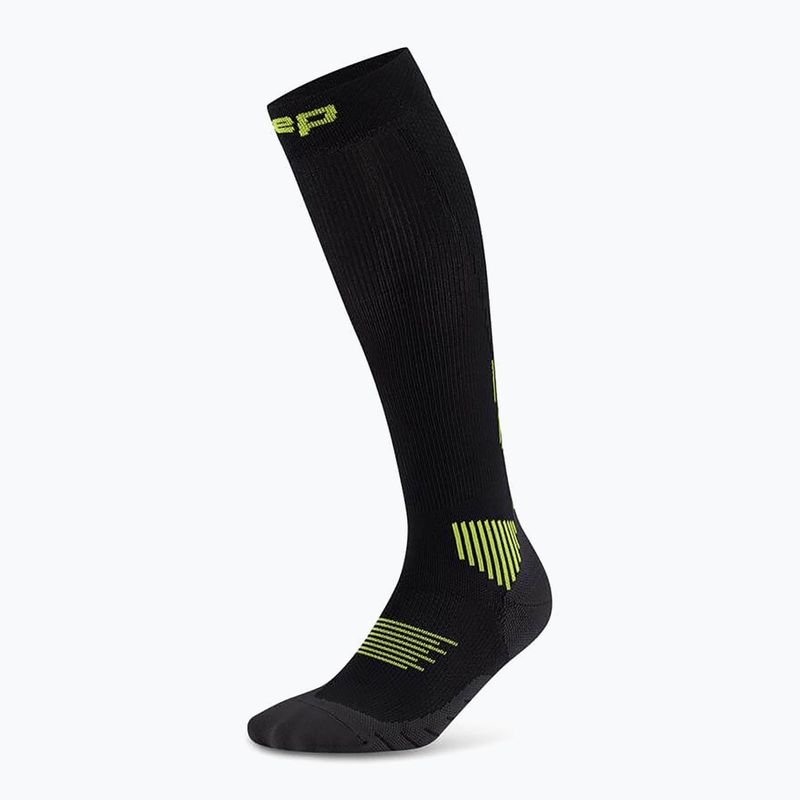 CEP Men's Compression Socks Run Tall 5.0 black/lime 2