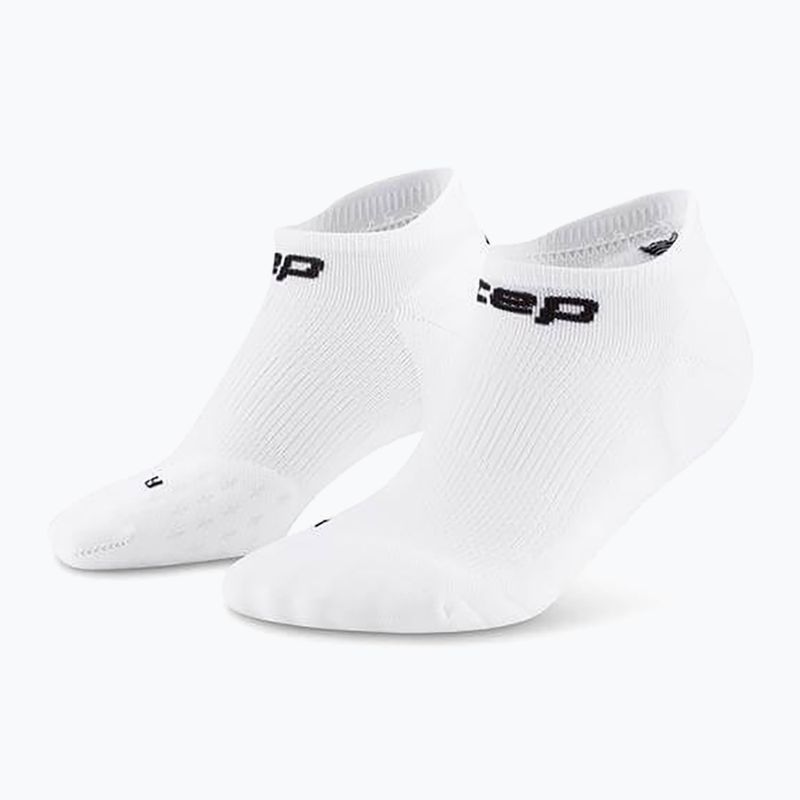 CEP men's compression socks Run No Show 5.0 white