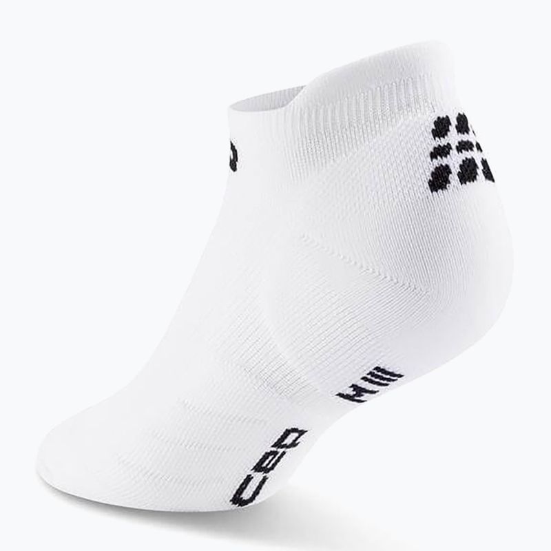 CEP men's compression socks Run No Show 5.0 white 3