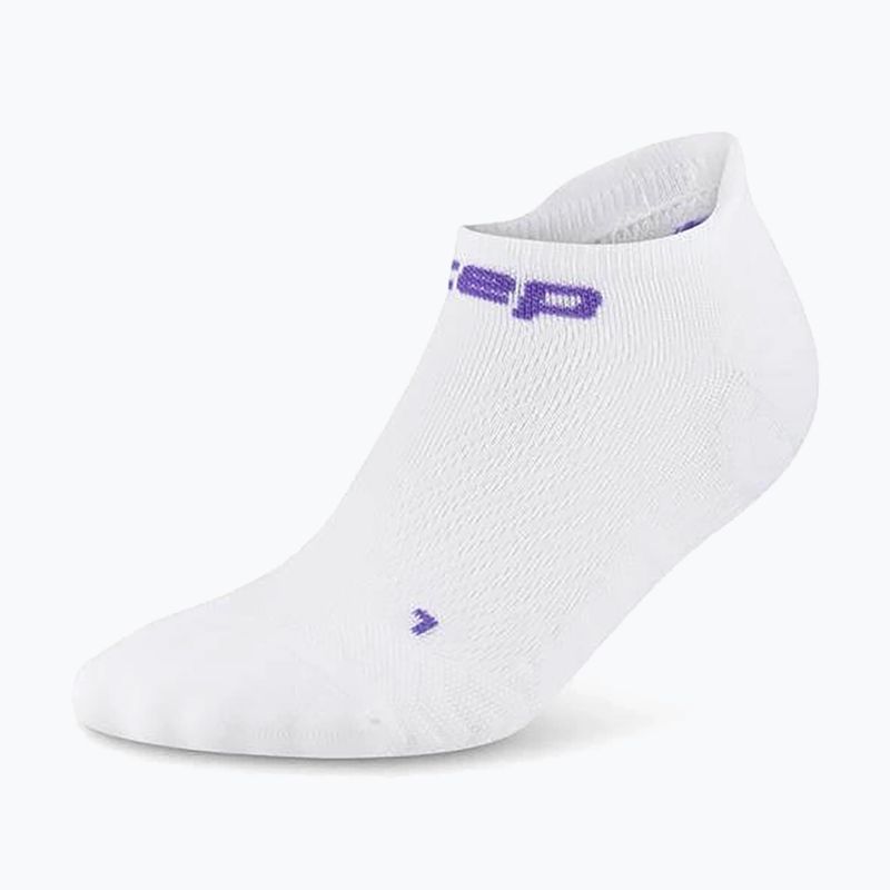Men's compression socks CEP Ultralight No Show 4.0 white 2