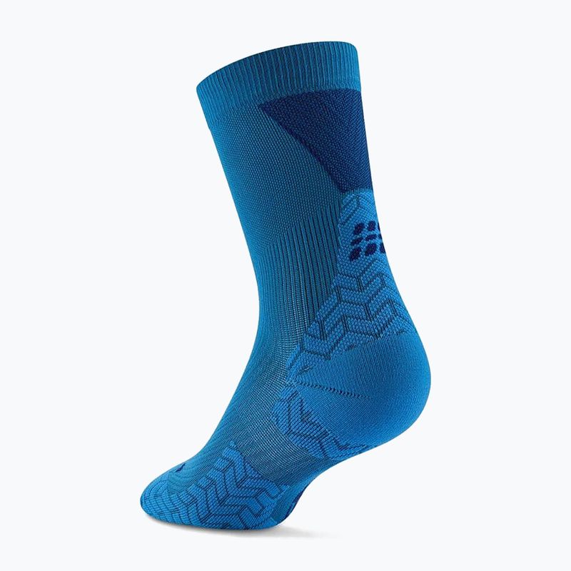 Men's compression socks CEP Ultralight Mid Cut 4.0 blue/dark blue 3