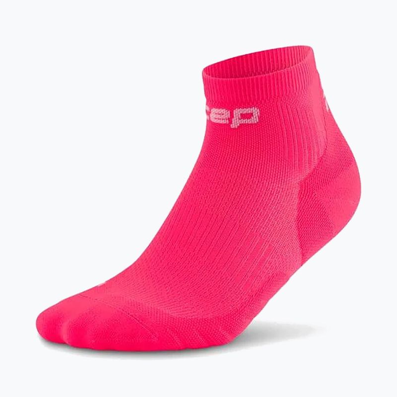 Men's compression socks CEP Run Low Cut 5.0 pink 2