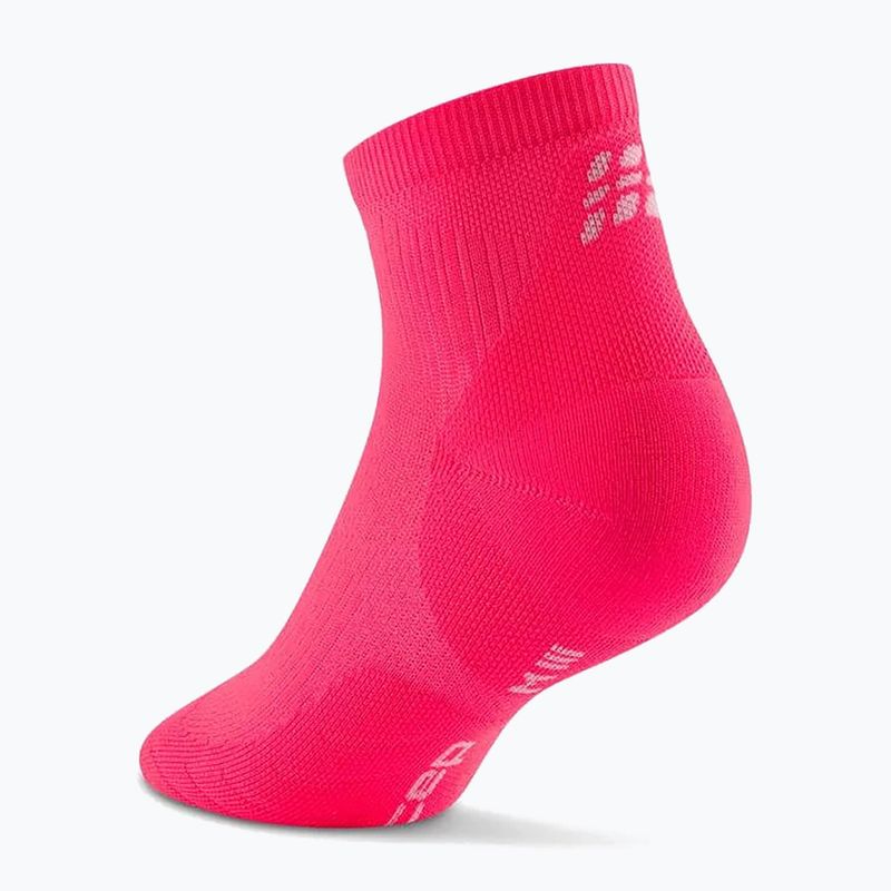 Men's compression socks CEP Run Low Cut 5.0 pink 3