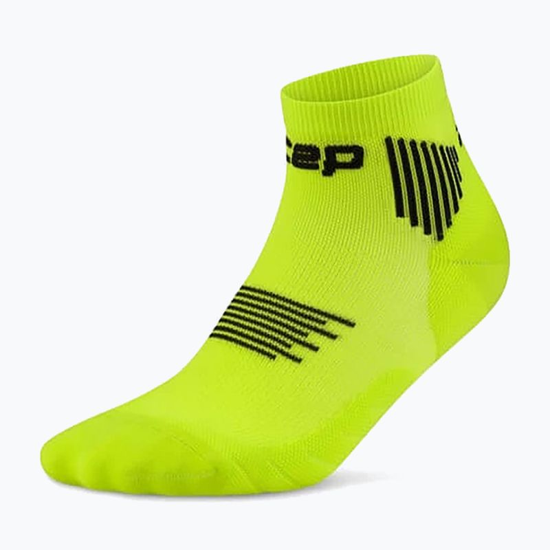 Women's compression socks CEP Run Low Cut 5.0 lime/black 2