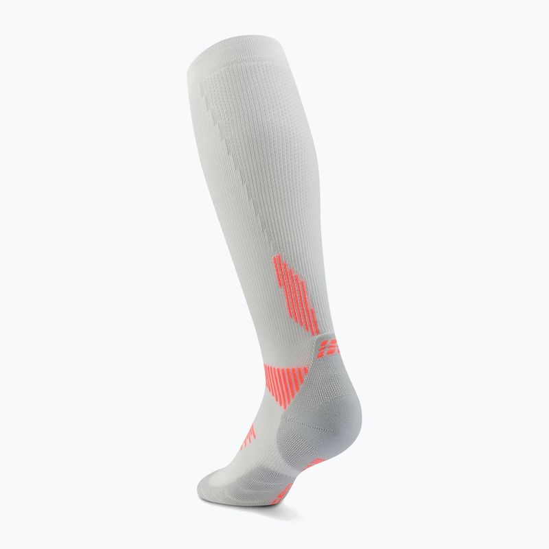Women's compression socks CEP Run Tall 5.0 grey 3