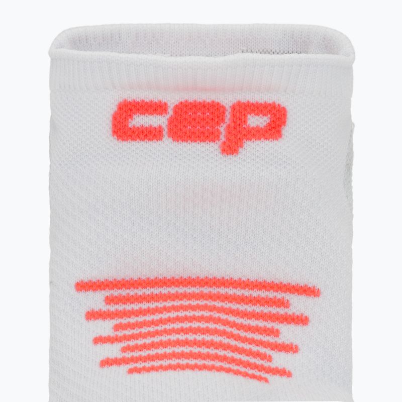 Women's compression socks CEP Run No Show 5.0 grey 3
