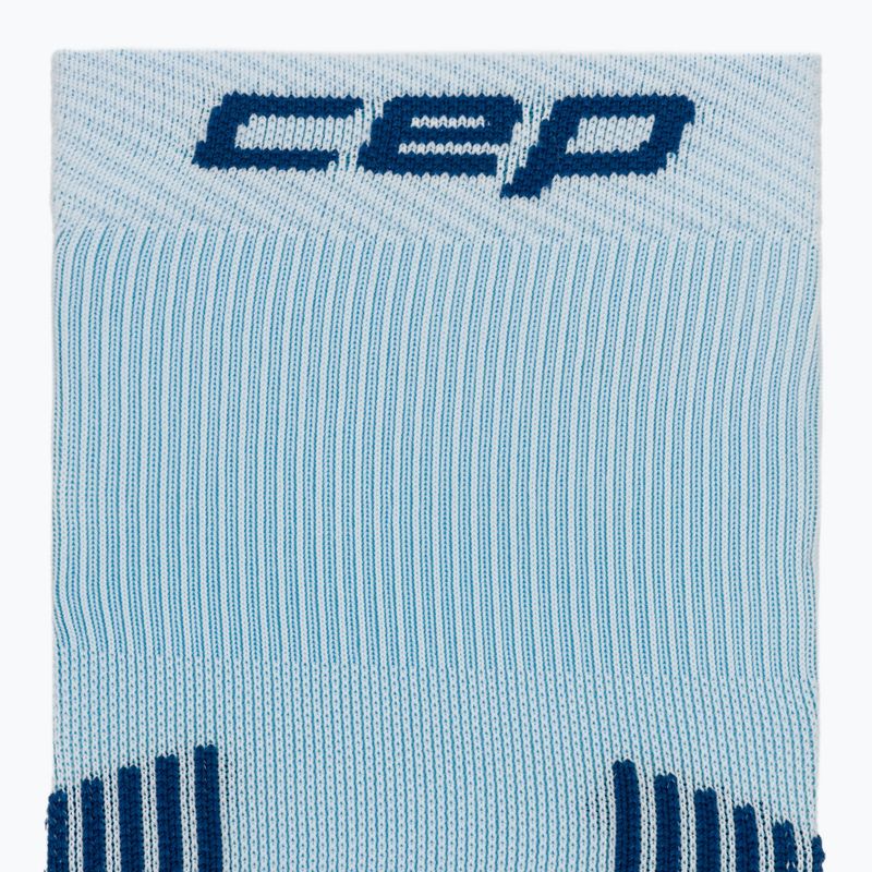 Men's compression socks CEP Run Mid Cut 5.0 blue/ice 3