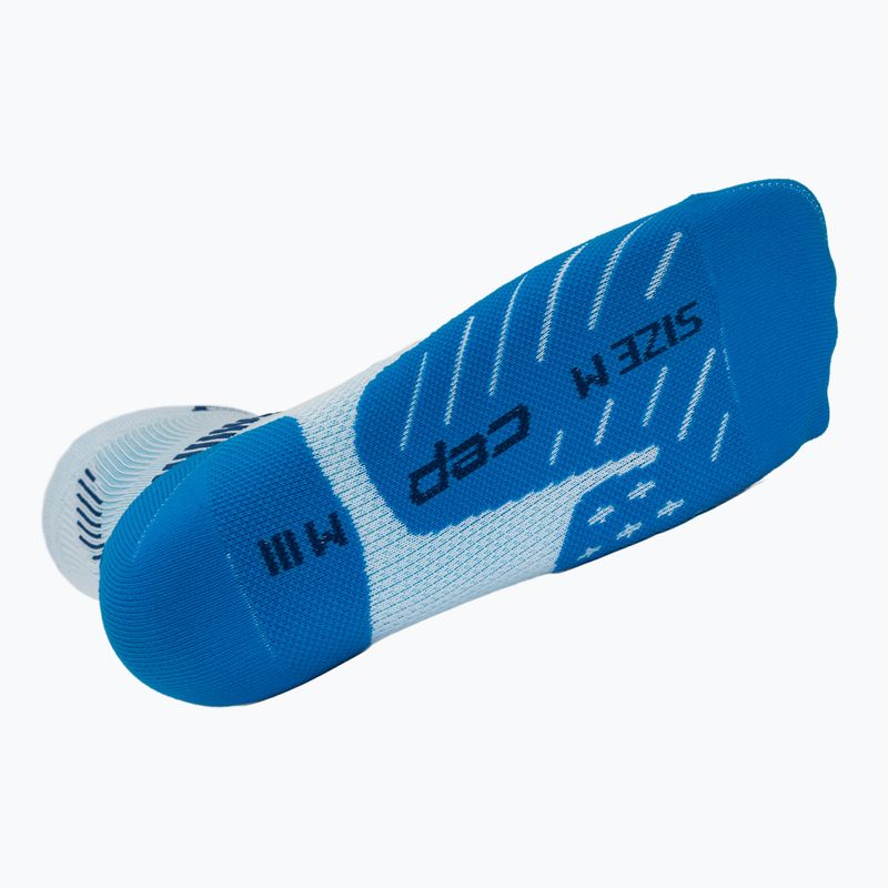 Men's compression socks CEP Run Mid Cut 5.0 blue/ice 5