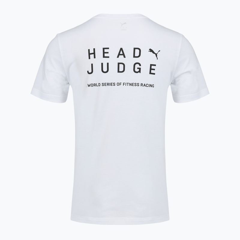 Men's training T-shirt PUMA Hyrox Head Judge white 2