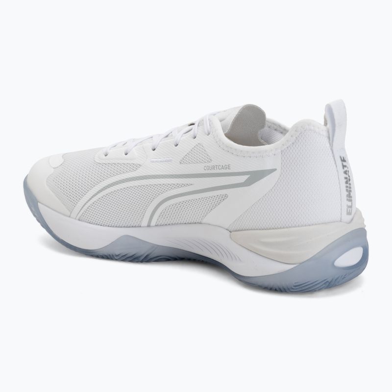 Handball shoes PUMA Eliminate NITRO 4 puma white/puma silver 3