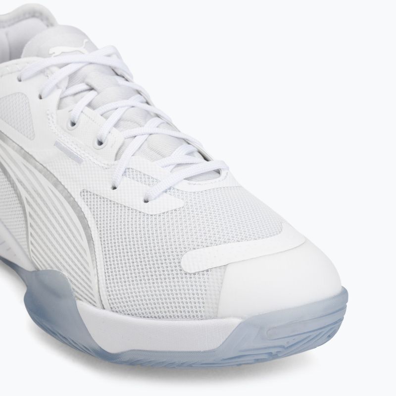 Handball shoes PUMA Eliminate NITRO 4 puma white/puma silver 7