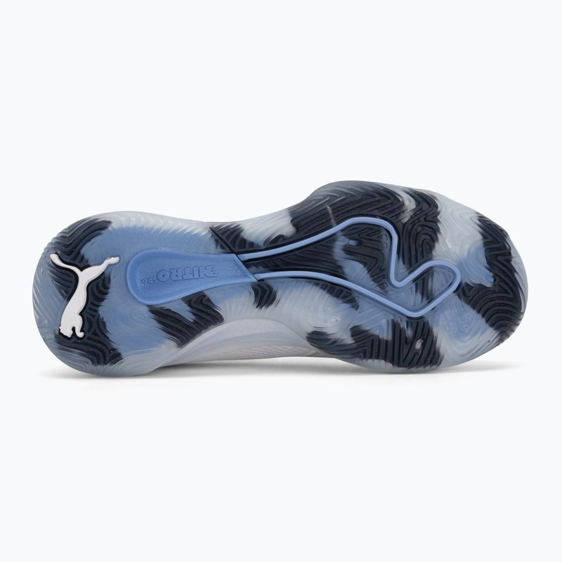 Handball shoes PUMA Eliminate NITRO SQD 4 puma white/baltic sea blue/fresh water 4
