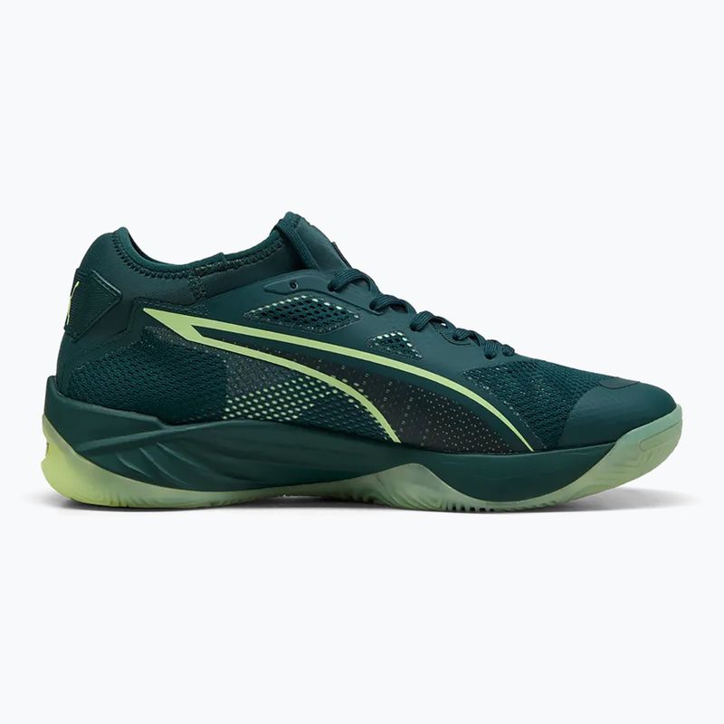 Handball shoes PUMA Eliminate NITRO SQD 4 green 2