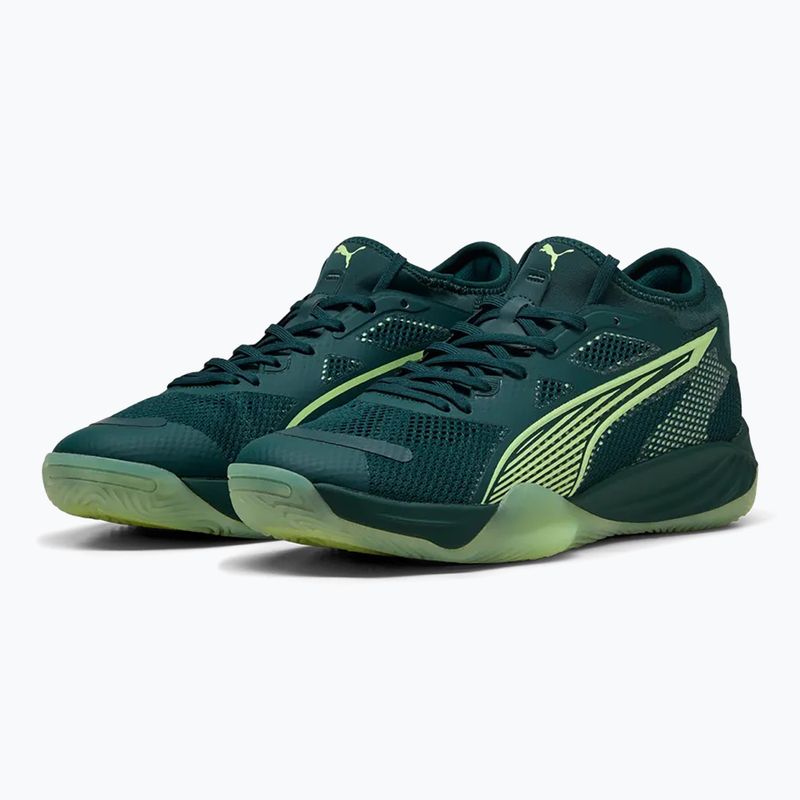 Handball shoes PUMA Eliminate NITRO SQD 4 green 3