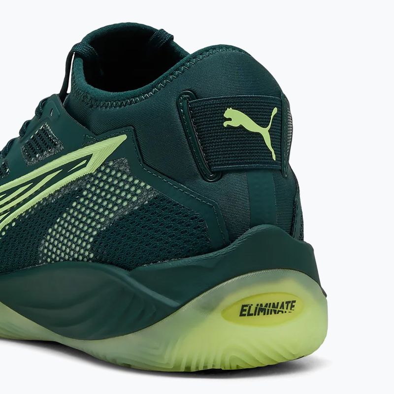 Handball shoes PUMA Eliminate NITRO SQD 4 green 4