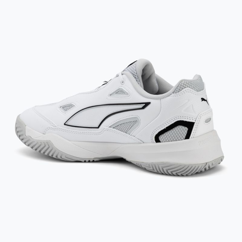 Men's handball shoes PUMA Solarstrike 4 puma white/puma black/silver 3