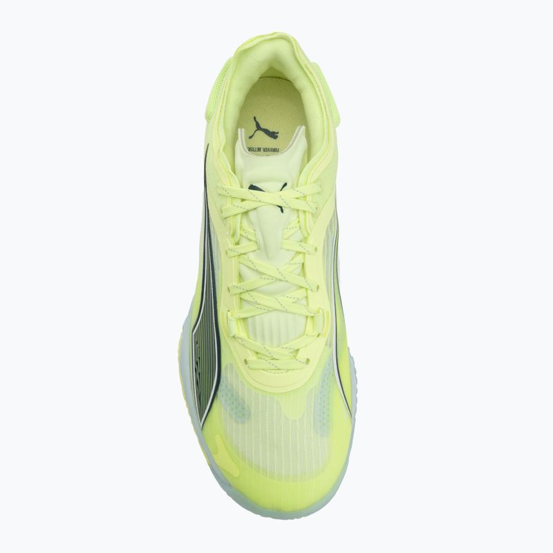 Shoes PUMA Accelerate NITRO SQD 4 puma fizzy light/green terrain/puma white/puma silver 5