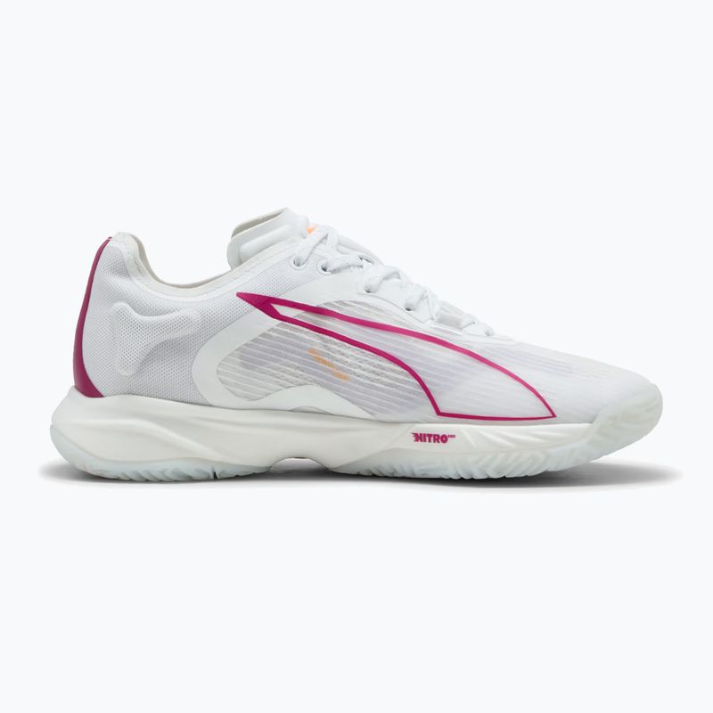 Women's shoes PUMA Accelerate NITRO SQD 4 puma white/berry/lilaccrush/hautetropic/heatfire 9