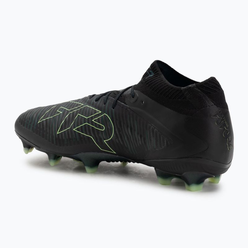 PUMA Future 8 Ultimate FG men's football boots puma black/fizzy light/green terrain 3