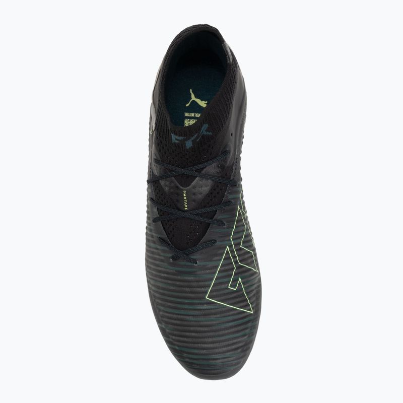 PUMA Future 8 Ultimate FG men's football boots puma black/fizzy light/green terrain 5
