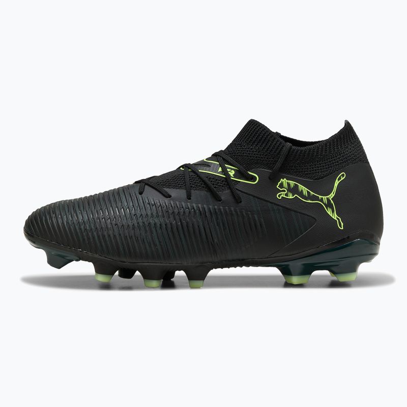PUMA Future 8 Match FG/AG men's football boots puma black/fizzy light/green terrain