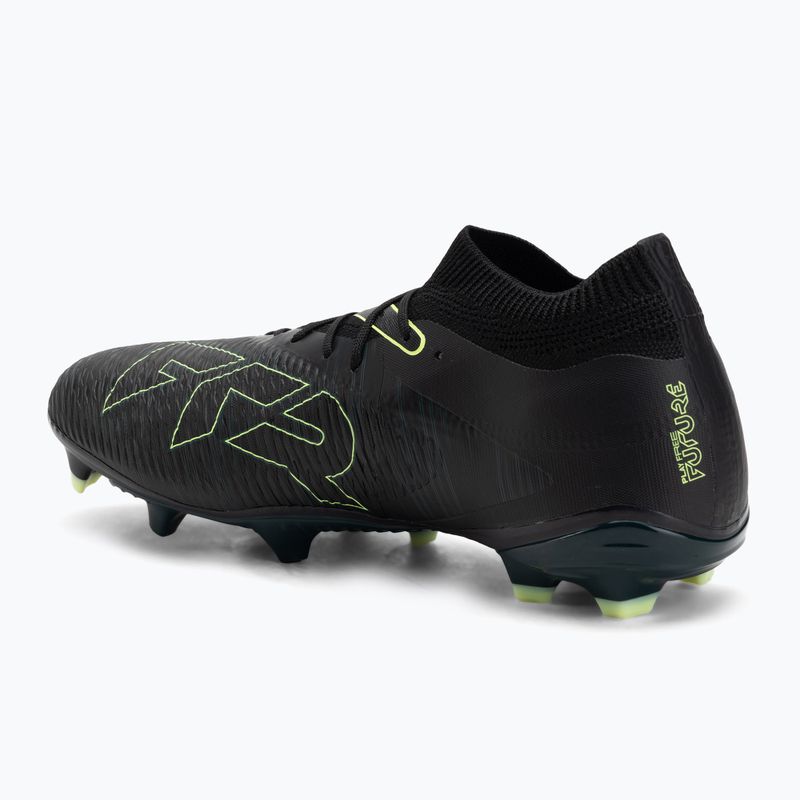 PUMA Future 8 Match FG/AG men's football boots puma black/fizzy light/green terrain 3