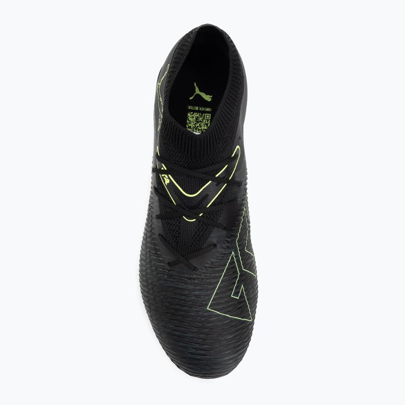 PUMA Future 8 Match FG/AG men's football boots puma black/fizzy light/green terrain 5