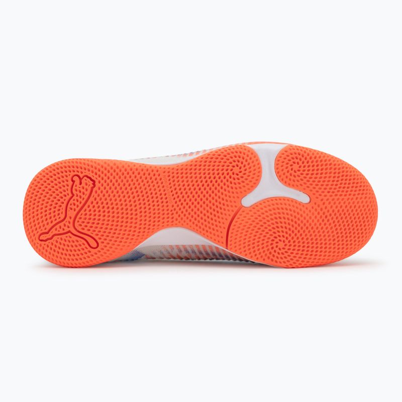 Children's football boots PUMA Future 8 Match It + Mid Jr puma white/puma black/glowing red 4