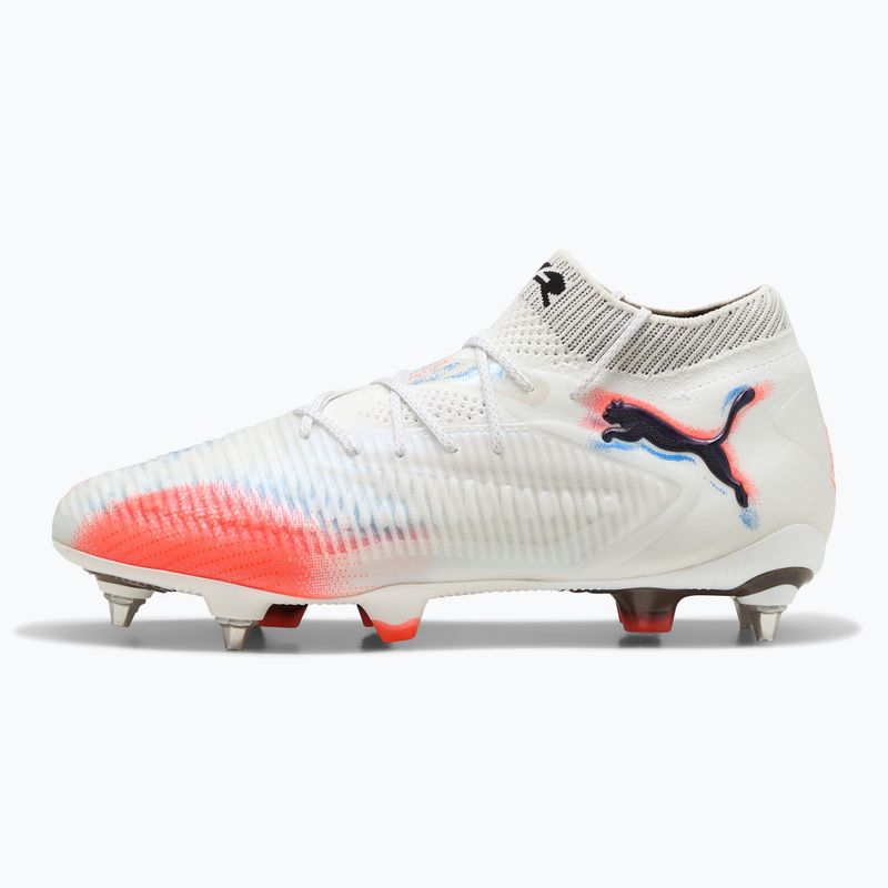 Men's football boots PUMA Future 8 Ultimate MxSG puma white/puma black/glowing red 8
