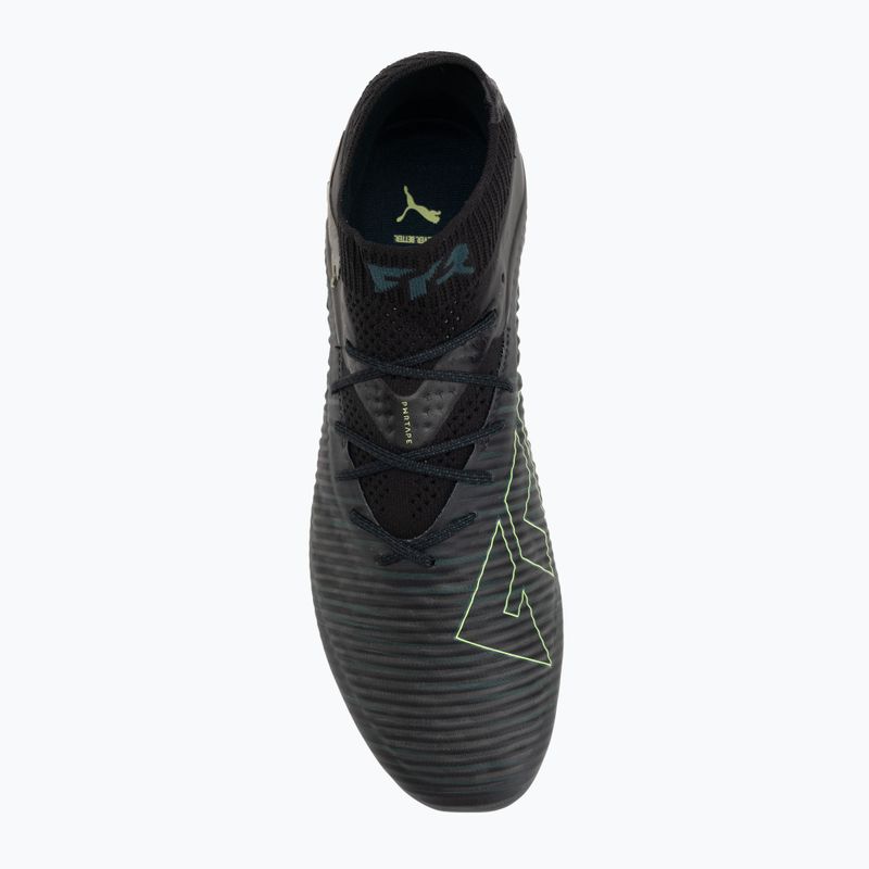 Men's football boots PUMA Future 8 Ultimate MxSG puma black/fizzy light/green terrain 5
