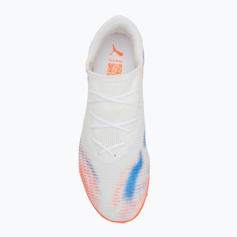 Women's football boots PUMA Future 8 Match Low TT puma white/puma black/glowing red 5