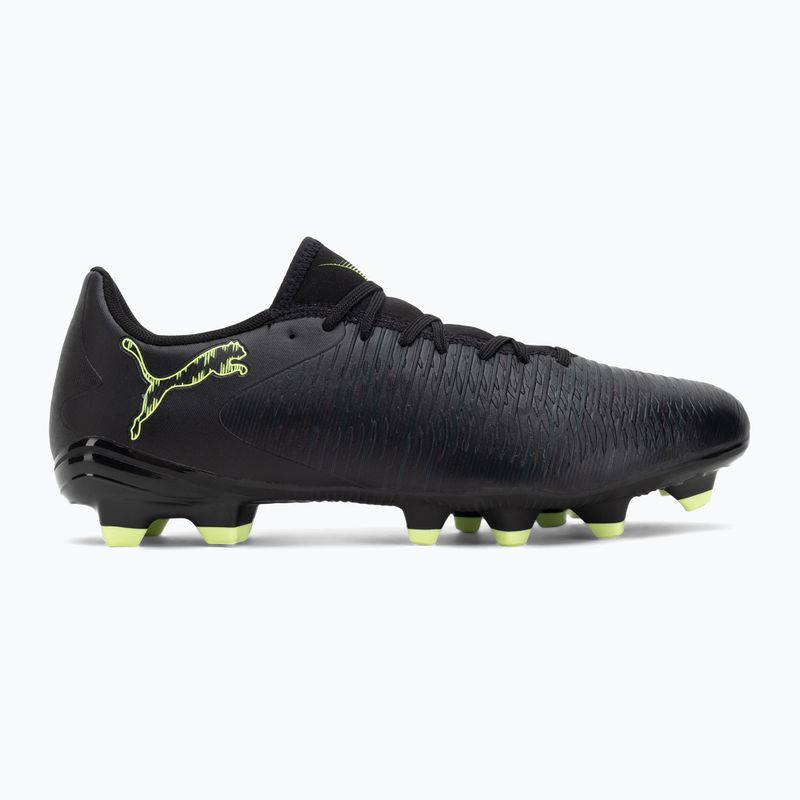 Men's football boots PUMA Future 8 Play FG/AG puma black/fizzy light/green terrain 2