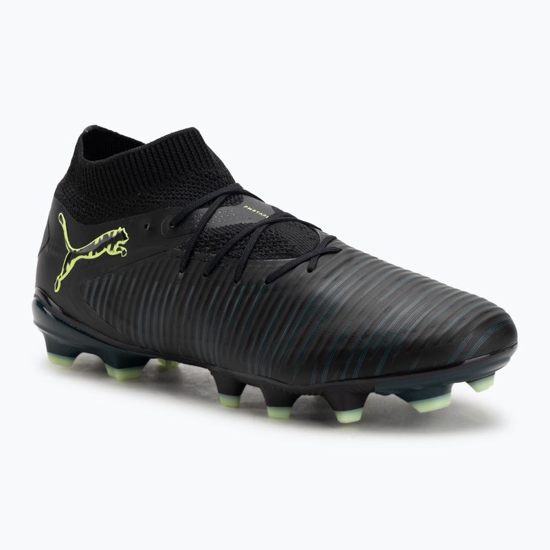 Men's football boots PUMA Future 8 Pro FG/AG puma black/fizzy light/green terrain