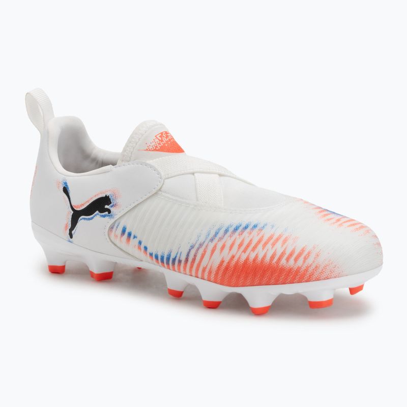 PUMA Future 8 Match LL FG/AG Jr children's football boots puma white/puma black/glowing red