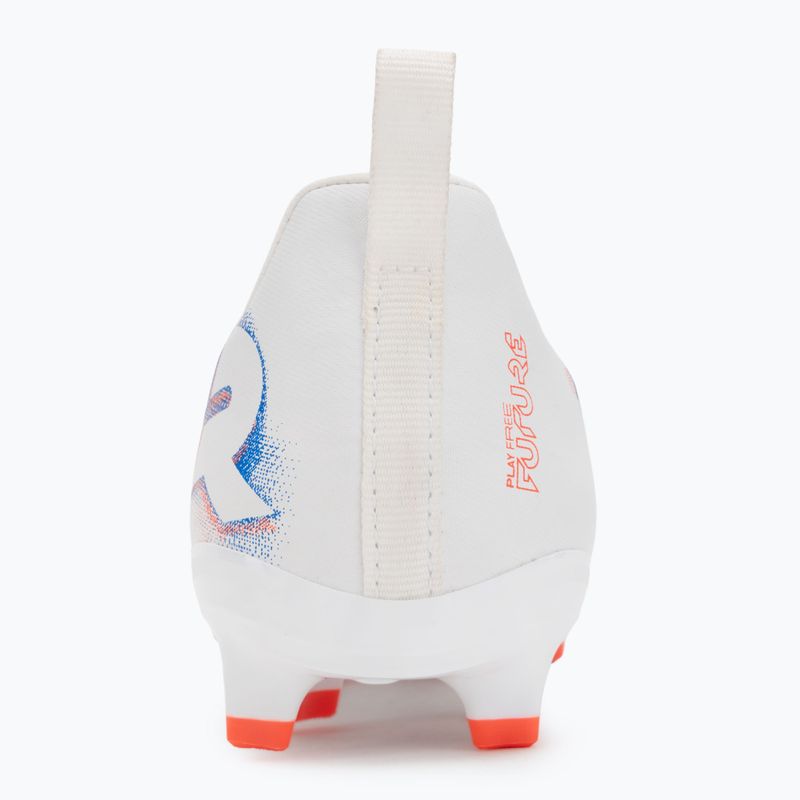 PUMA Future 8 Match LL FG/AG Jr children's football boots puma white/puma black/glowing red 6