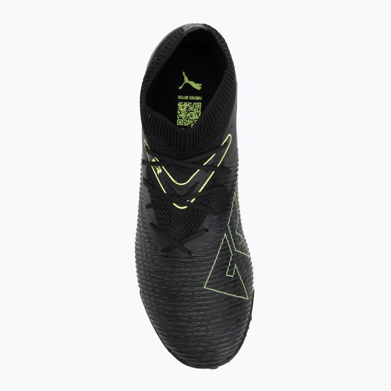 Men's football boots PUMA Future 8 Match TT puma black/fizzy light/green terrain 5