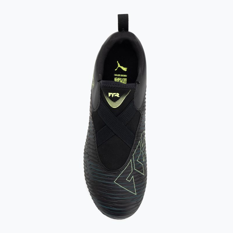 PUMA Future 8 Match LL FG/AG Jr children's football boots puma black/fizzy light/green terrain 5