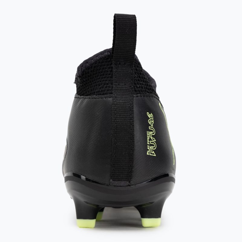PUMA Future 8 Match FG/AG Jr children's football boots puma black/fizzy light/green terrain 6