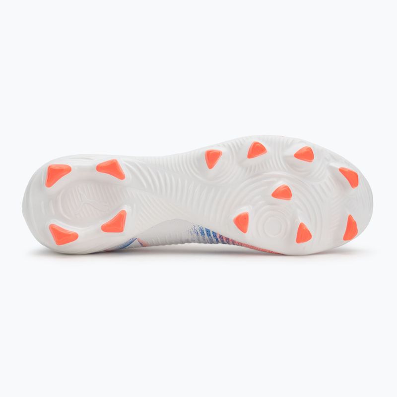 Men's football boots PUMA Future 8 Play FG/AG puma white/puma black/glowing red 4