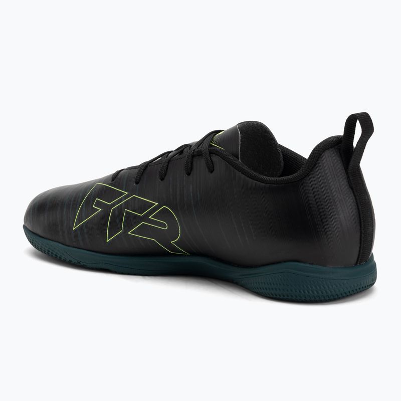 PUMA Future 8 Play It Jr children's football boots puma black/fizzy light/green terrain 3