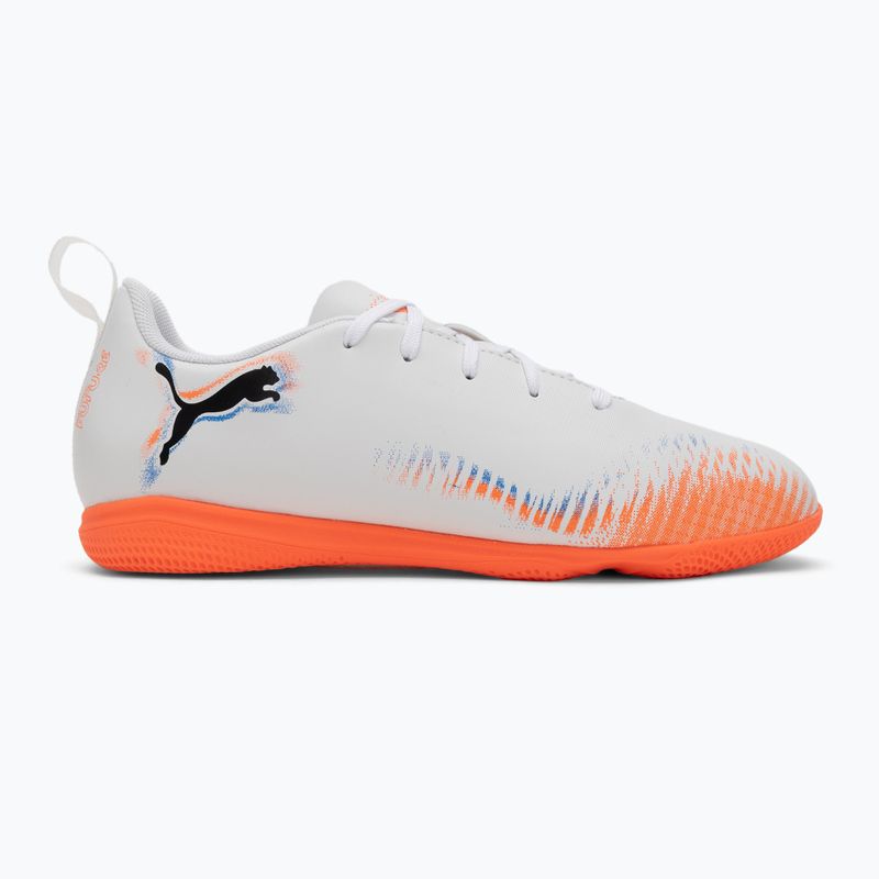PUMA Future 8 Play It Jr children's football boots puma white/puma black/glowing red 2